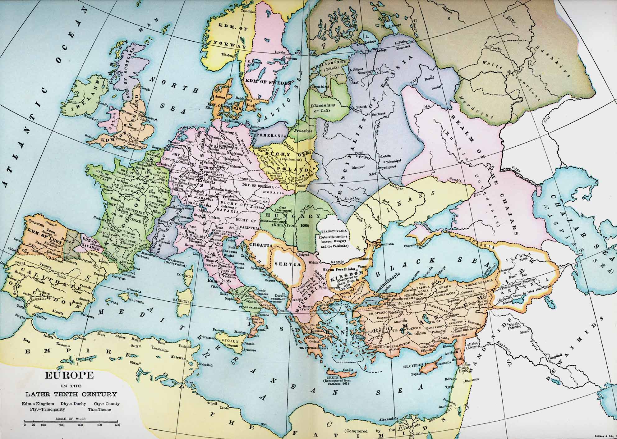 Карта европы средневековья